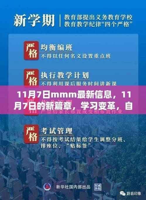 11月7日最新信息，开启学习变革，自信成就飞跃之旅的新篇章