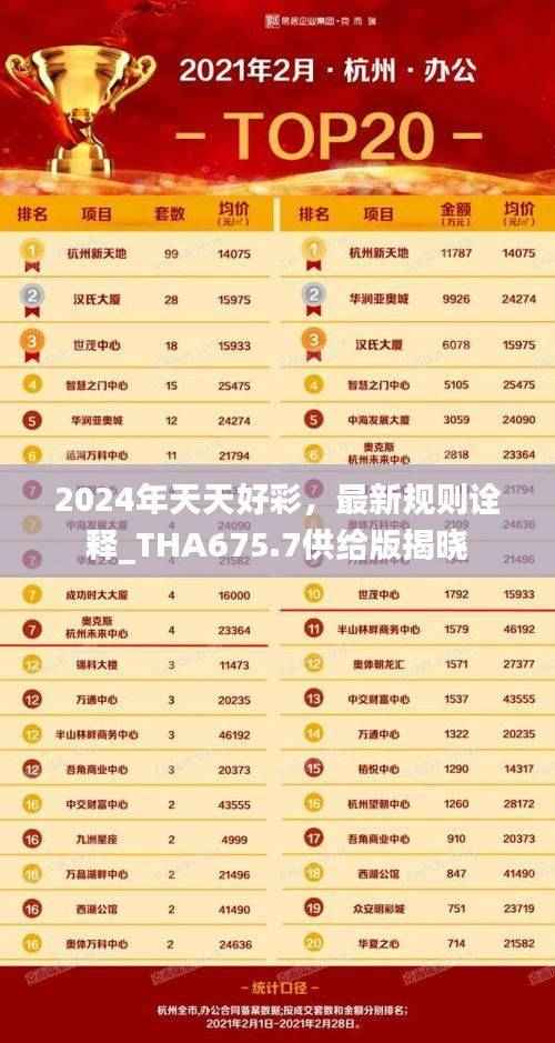 2024年天天好彩,最新规则诠释_THA675.7供给版揭晓