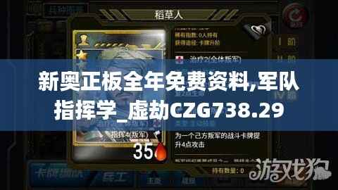 新奥正板全年免费资料,军队指挥学_虚劫CZG738.29