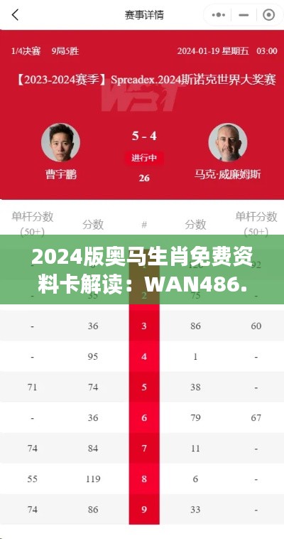 2024版奥马生肖免费资料卡解读:WAN486.91个性数据详析