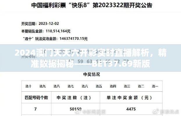 2024澳门天天六开彩实时直播解析,精准数据揭秘——BET37.69新版