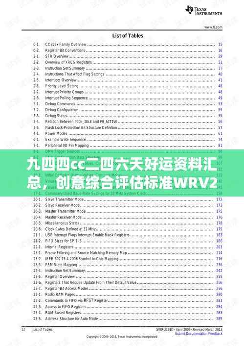 九四四cc二四六天好运资料汇总,创意综合评估标准WRV264.25