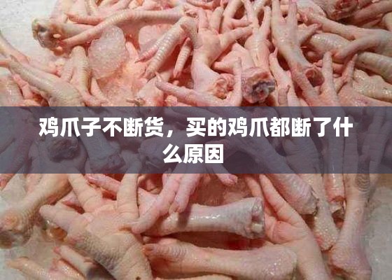鸡爪子不断货,买的鸡爪都断了什么原因