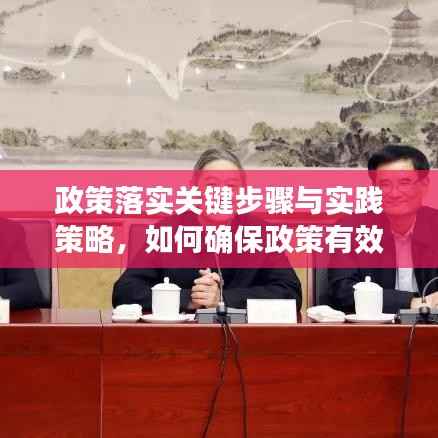 政策落实关键步骤与实践策略,如何确保政策有效落地实施