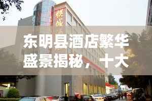 东明县酒店繁华盛景揭秘,十大酒店排名榜单全解析