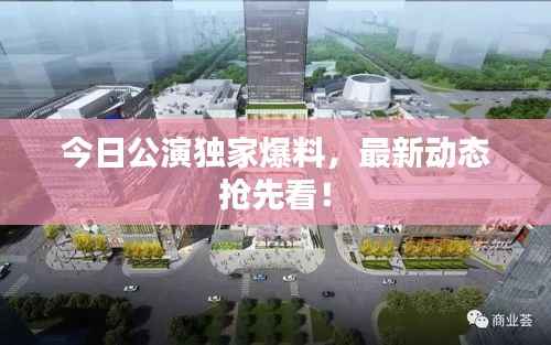 今日公演独家爆料,最新动态抢先看!