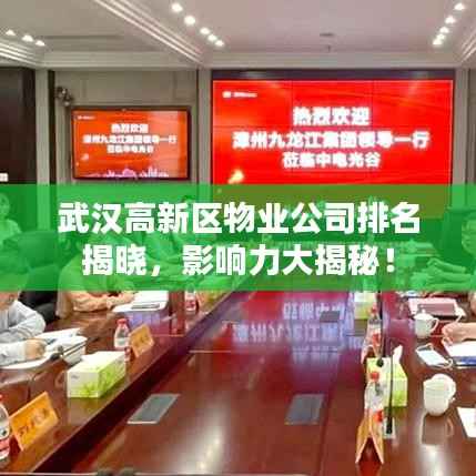 武汉高新区物业公司排名揭晓,影响力大揭秘!