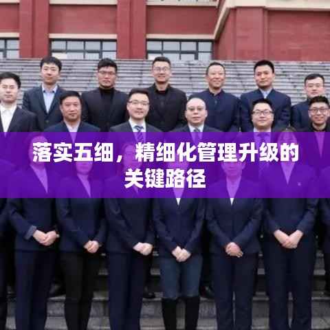 落实五细，精细化管理升级的关键路径