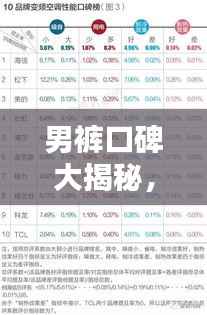 男裤口碑大揭秘,排名前十的品牌榜单!